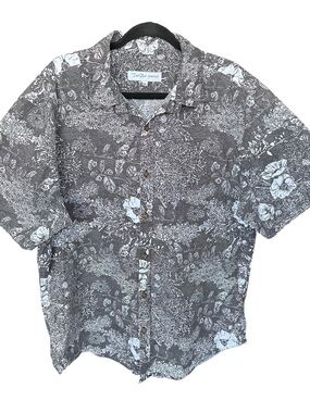 David Shepard Hawaii men’s aloha shirt full button size 2XL